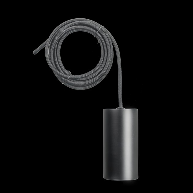 Upphäng svart 3 m textilkabel